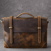 Premium Apex Brown Leather Bag